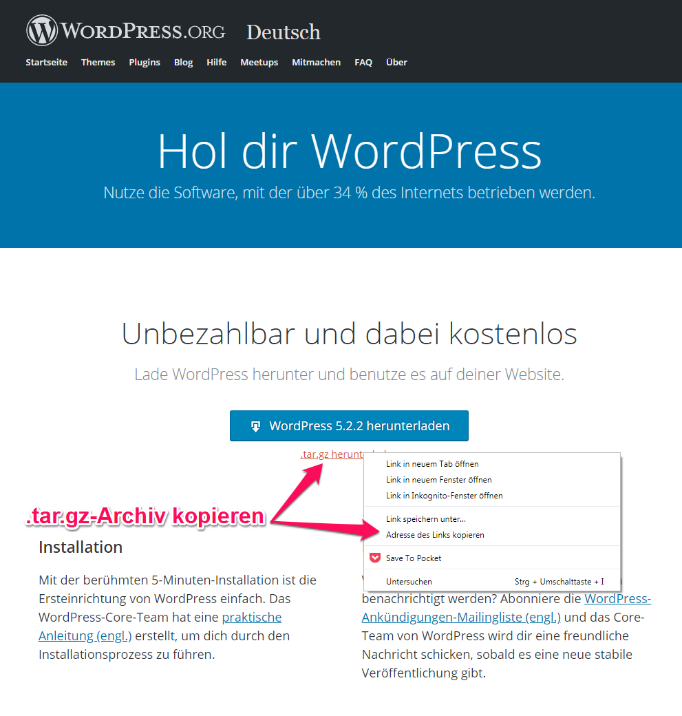 Wordpress-Download